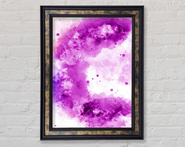 Purple Clouds Framed Print