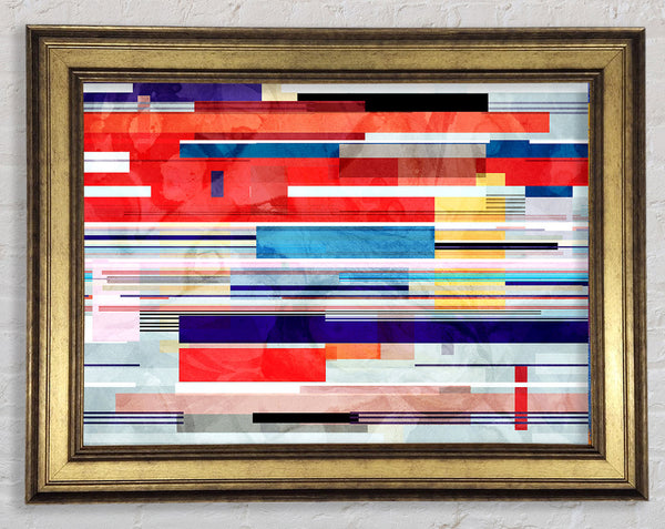 Between The Lines Framed Print