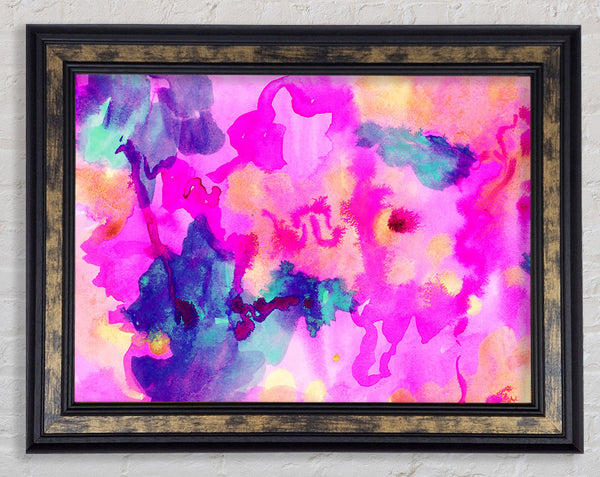 Flower Explosion Framed Print