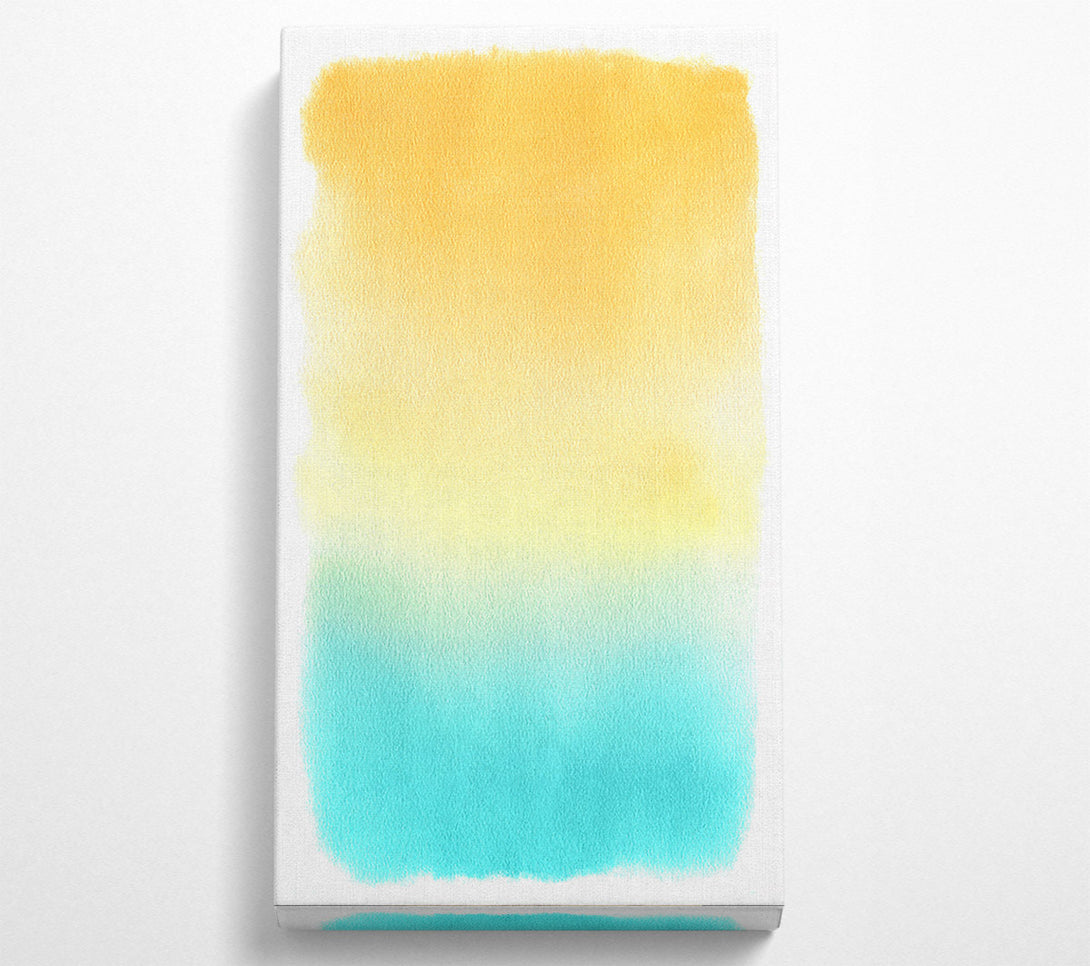  A Canvas Print of A Day At The Beach Canvas Print