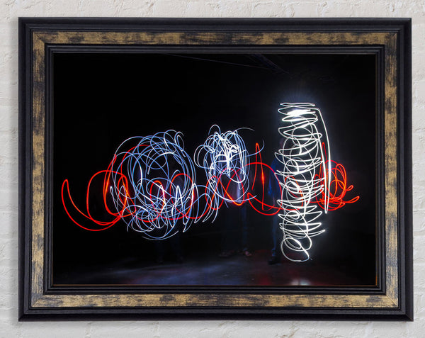 Energy Flow Framed Print