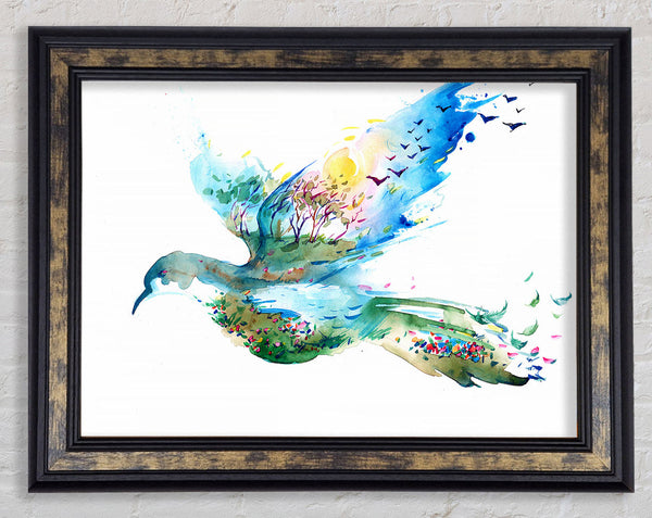 Dove Magic Framed Print