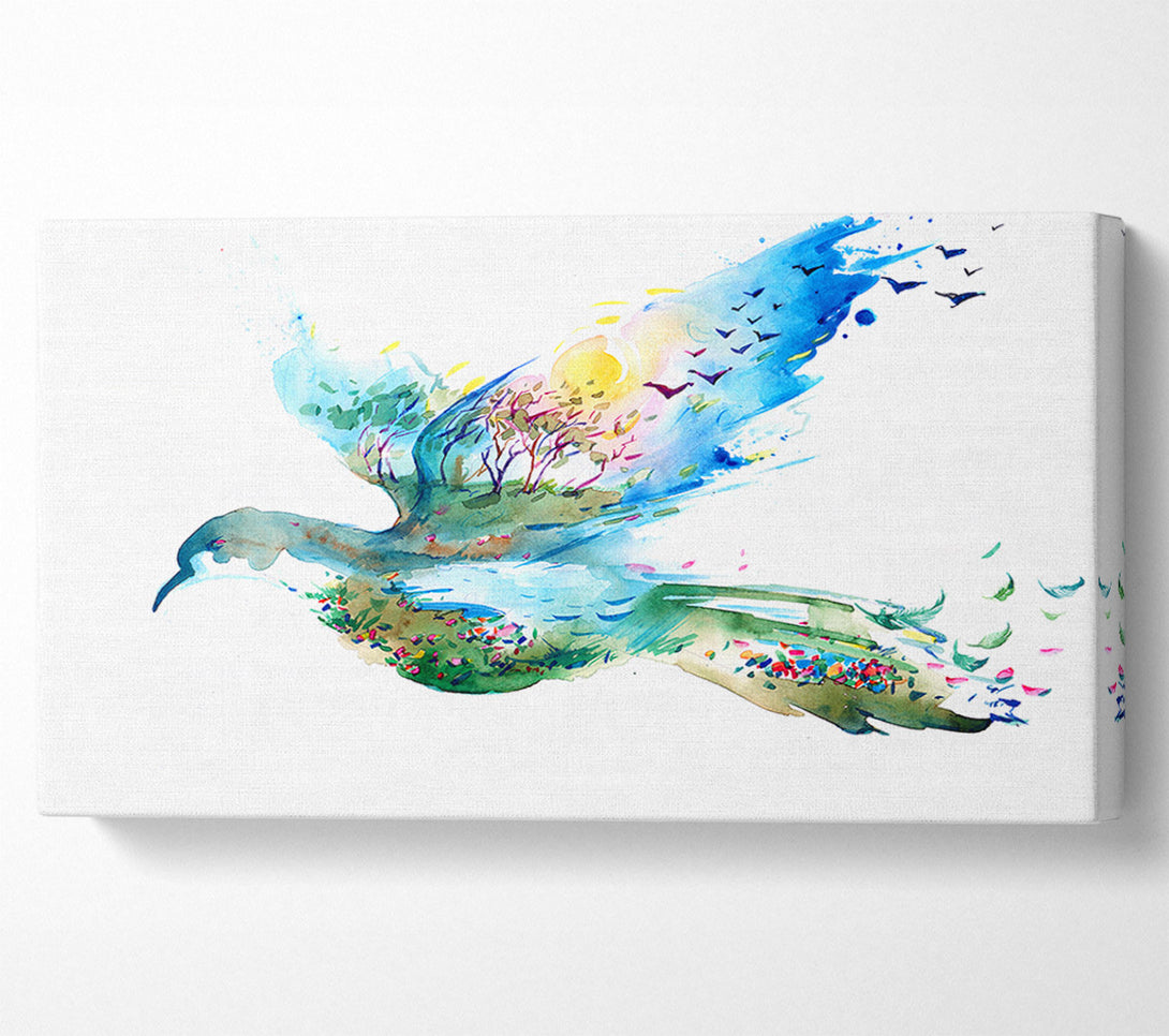  A Canvas Print of Dove Magic Canvas Wall Art