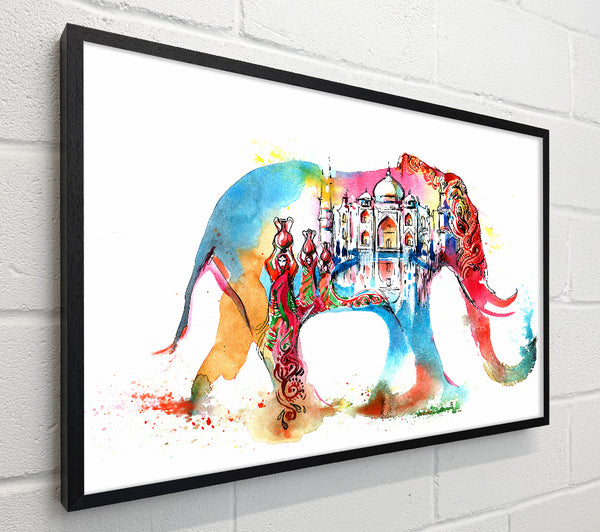 Rainbow Indian Elephant