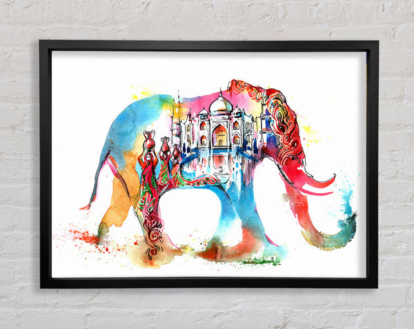 Regenbogen-indischer Elefant