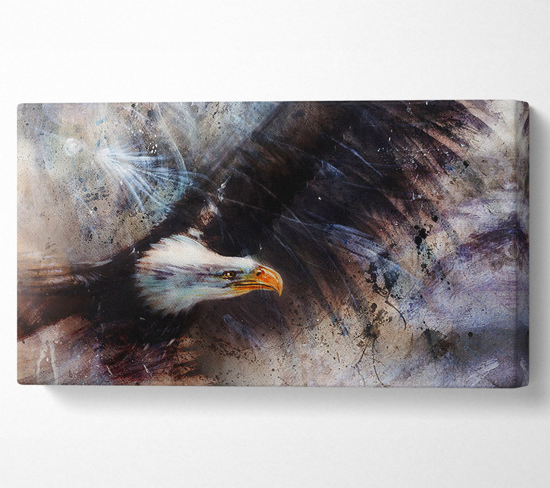  A Canvas Print of Eagle Flight Canvas Wall Art