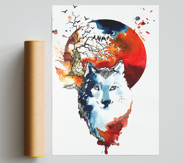 Wolf Sun Poster