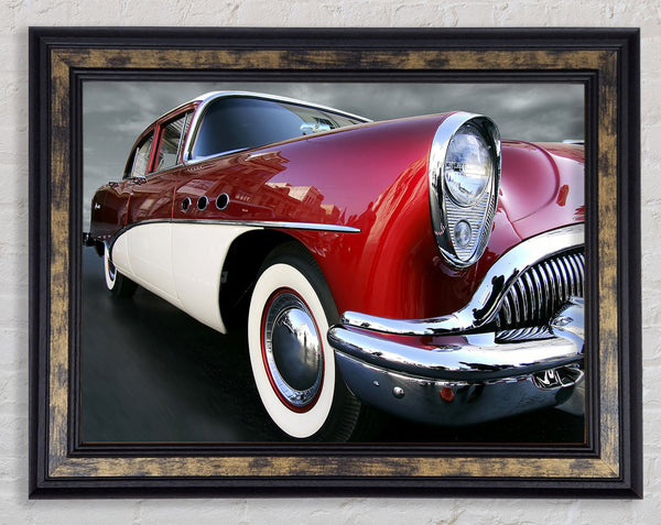 Vintage American Classic Framed Print