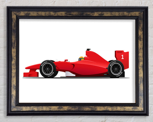 Ready For The Race Framed Print