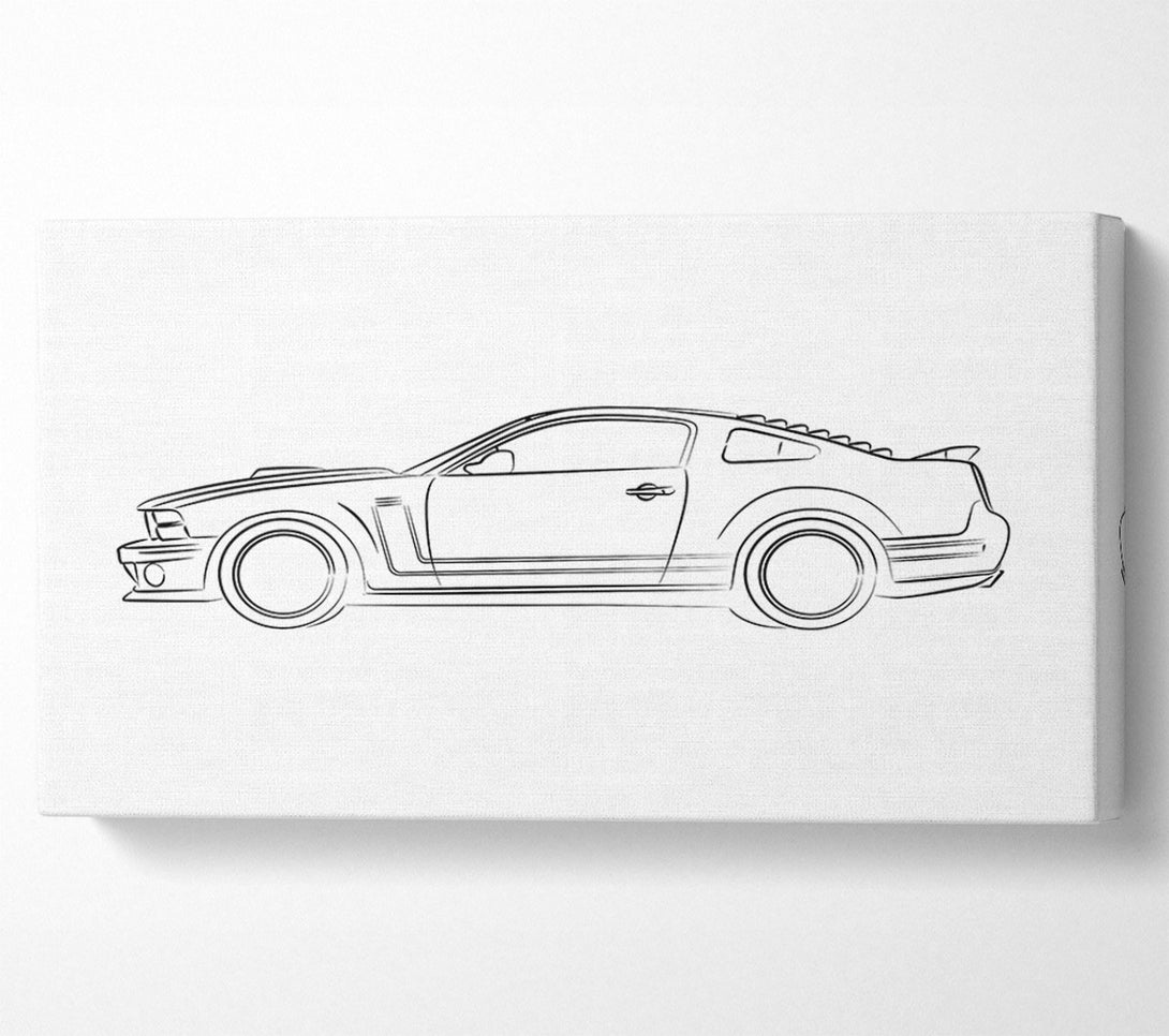  A Canvas Print of Ford Canvas Print