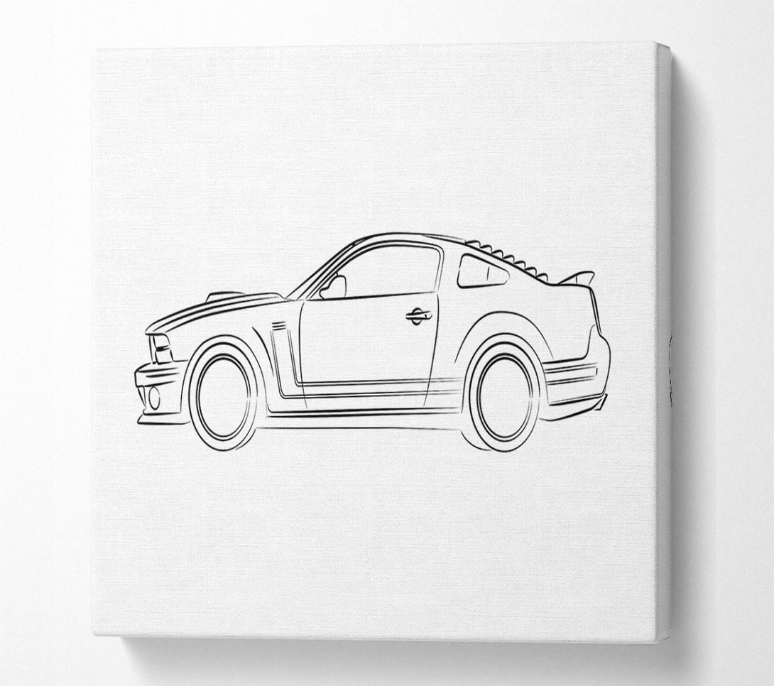  A Canvas Print of Ford Canvas Print