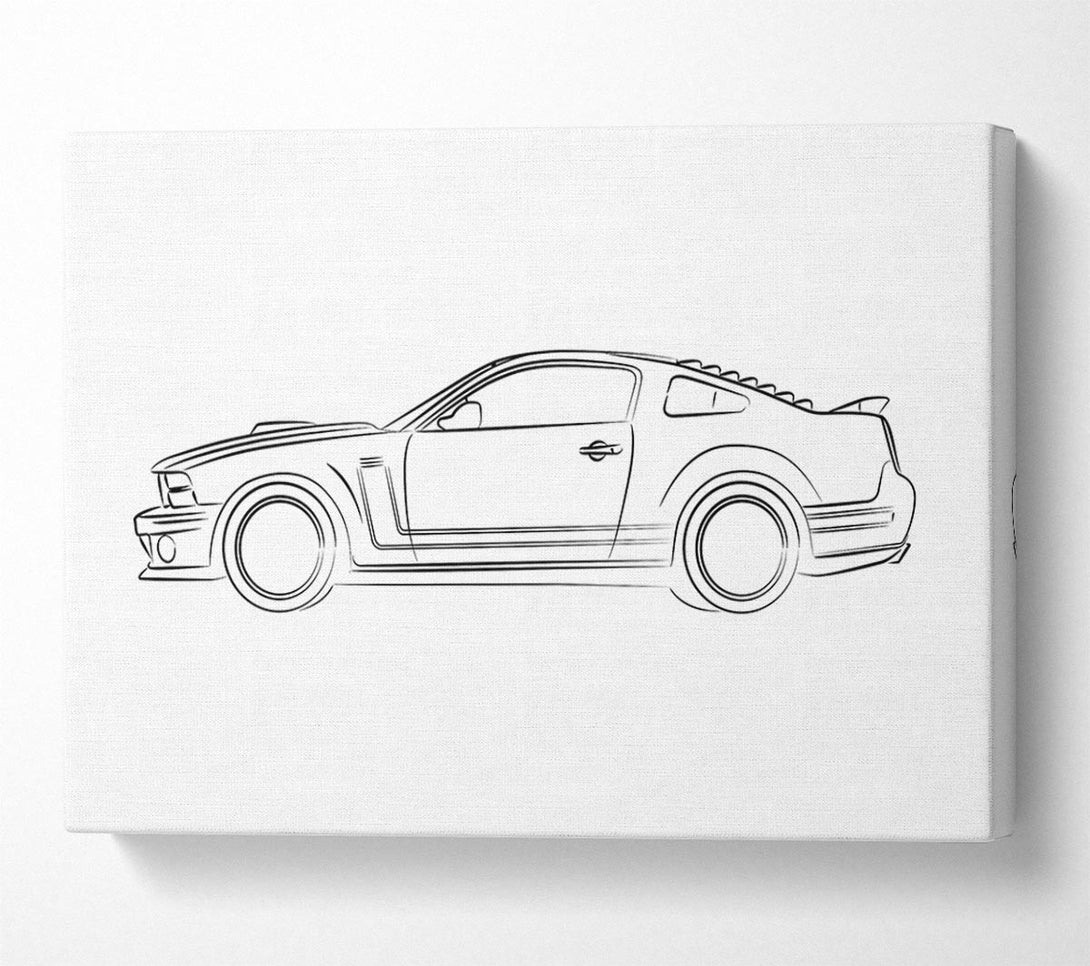  A Canvas Print of Ford Canvas Print