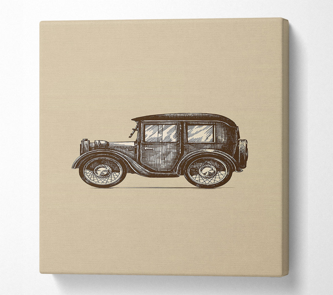  A Canvas Print of British Classic 6 Canvas Wall Art