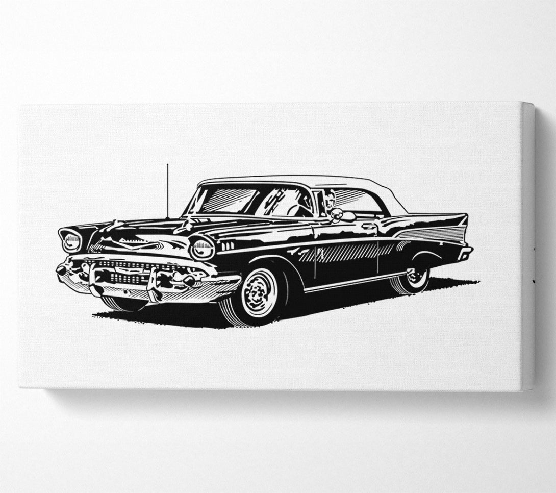  A Canvas Print of American Classic 3 Canvas Art