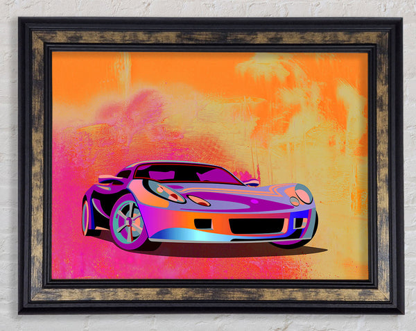 Lamborgini Beauty Framed Print