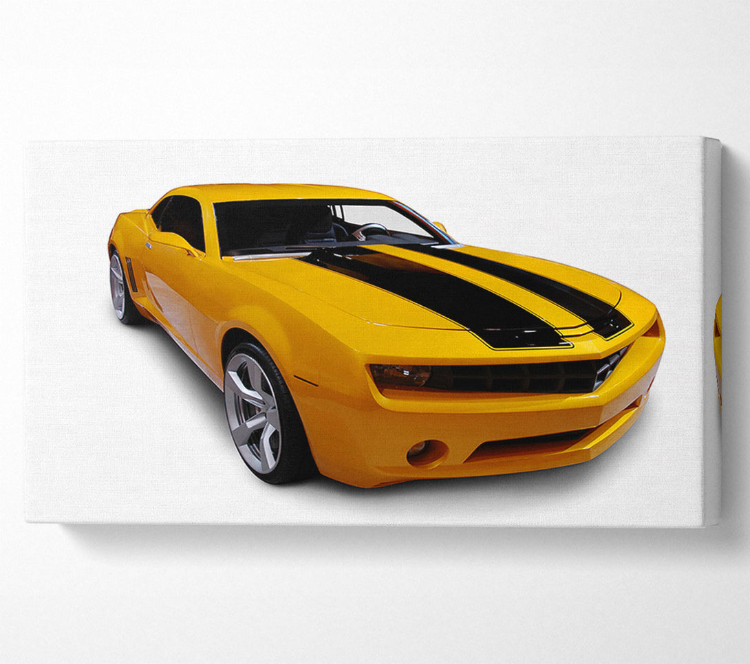 A Canvas Print of Bumblebee Chevrolet Camaro Canvas Art