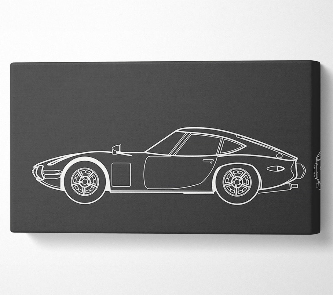  A Canvas Print of British Classic 8 Canvas Print