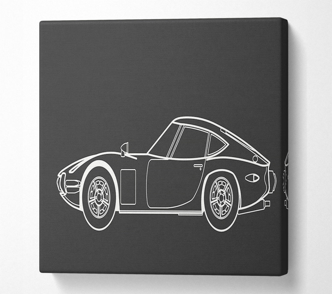  A Canvas Print of British Classic 8 Canvas Print