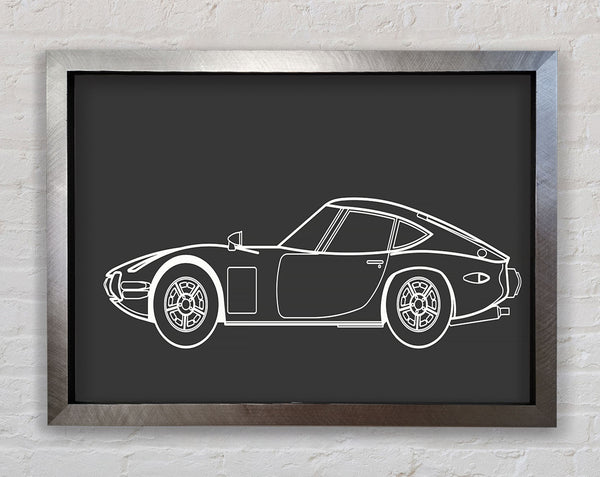 British Classic 8 Framed Print