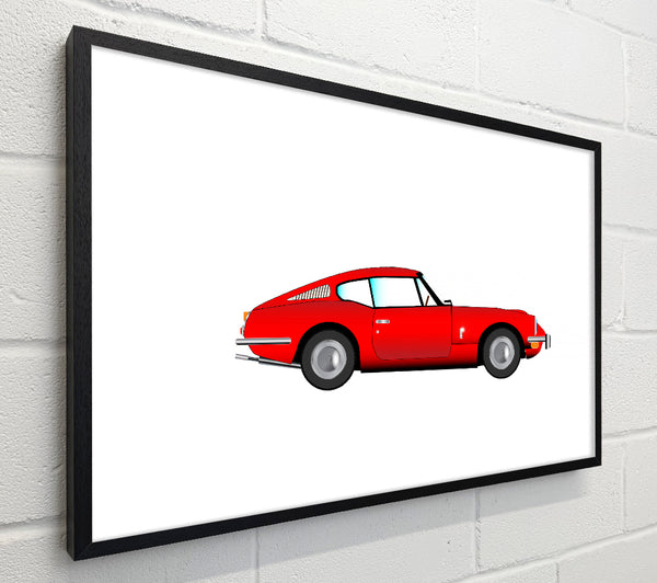 Red EType Jaguar