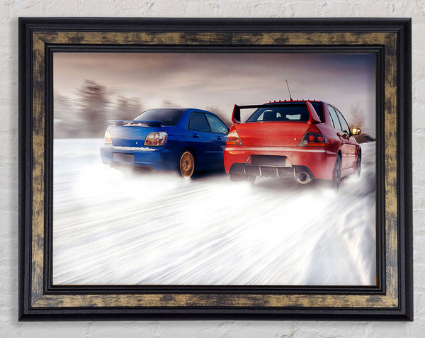 Ford GT Race Framed Print