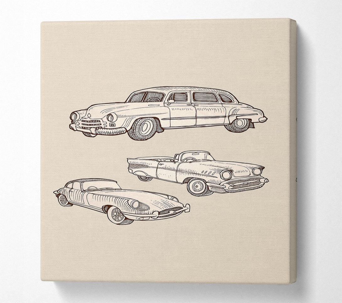  A Canvas Print of British Classic 17 Canvas Wall Art