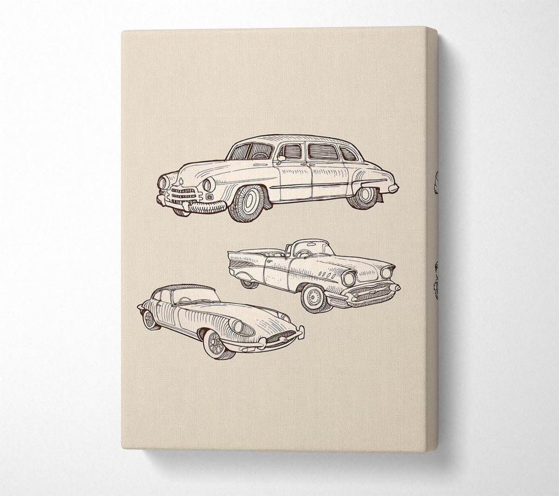  A Canvas Print of British Classic 17 Canvas Wall Art