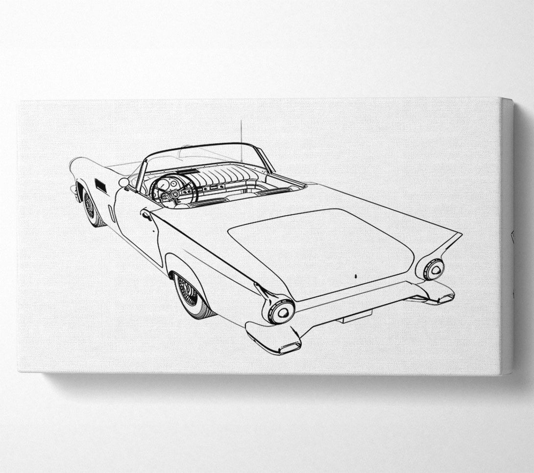  A Canvas Print of American Classic 13 Canvas Art