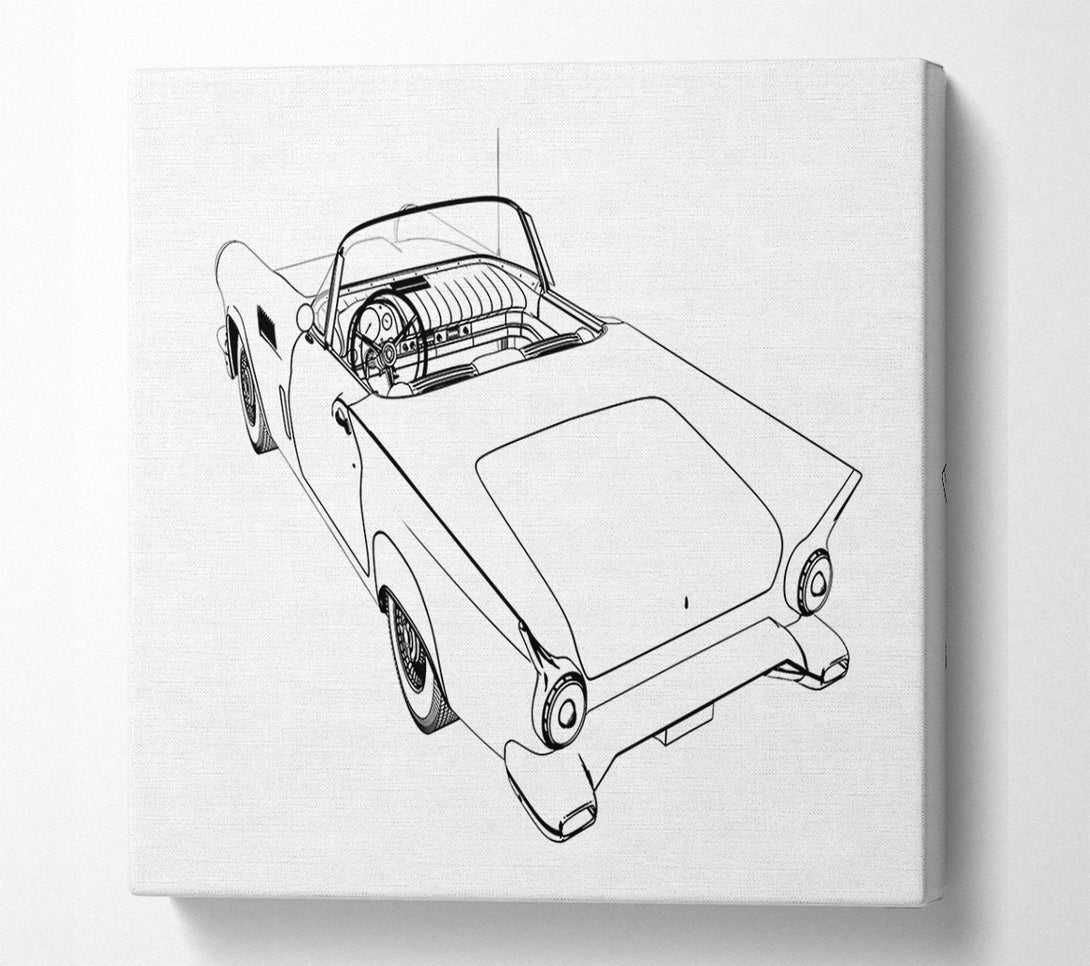  A Canvas Print of American Classic 13 Canvas Art
