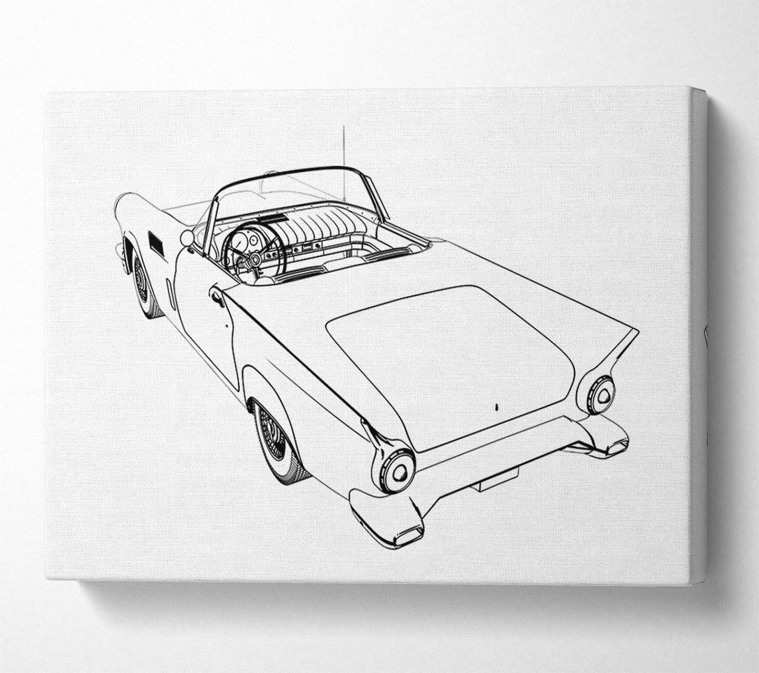  A Canvas Print of American Classic 13 Canvas Art