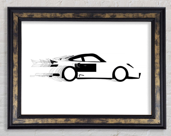 Porsche A Need For Speed Framed Print
