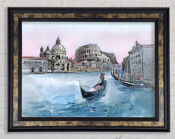 Gondola Ride 10 Framed Print