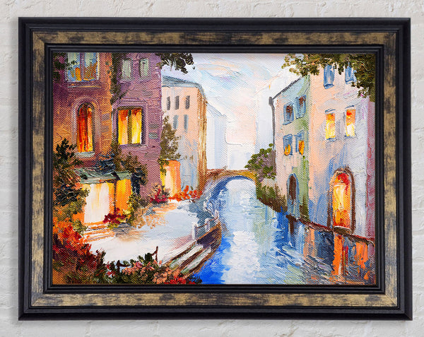 Watercolour Glow Framed Print