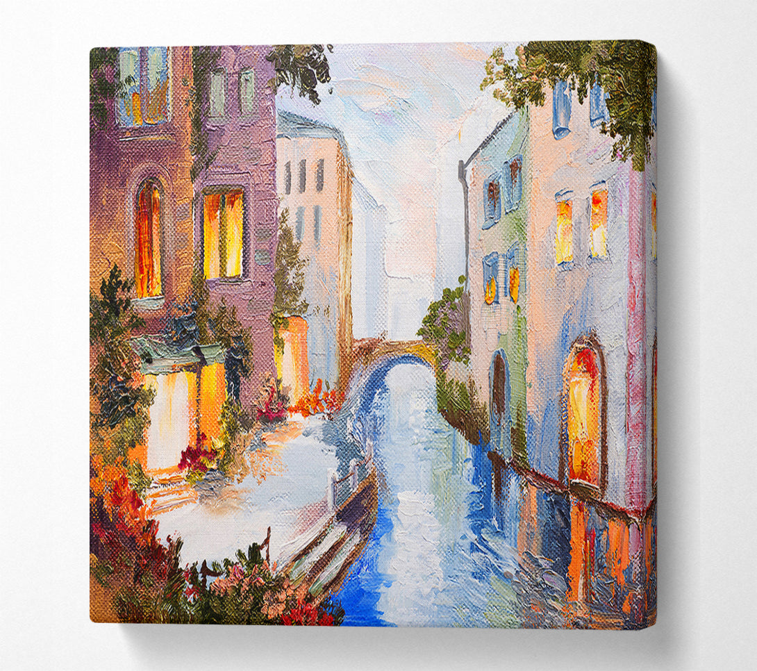 A Canvas Print of Watercolour Glow Canvas Wall Art