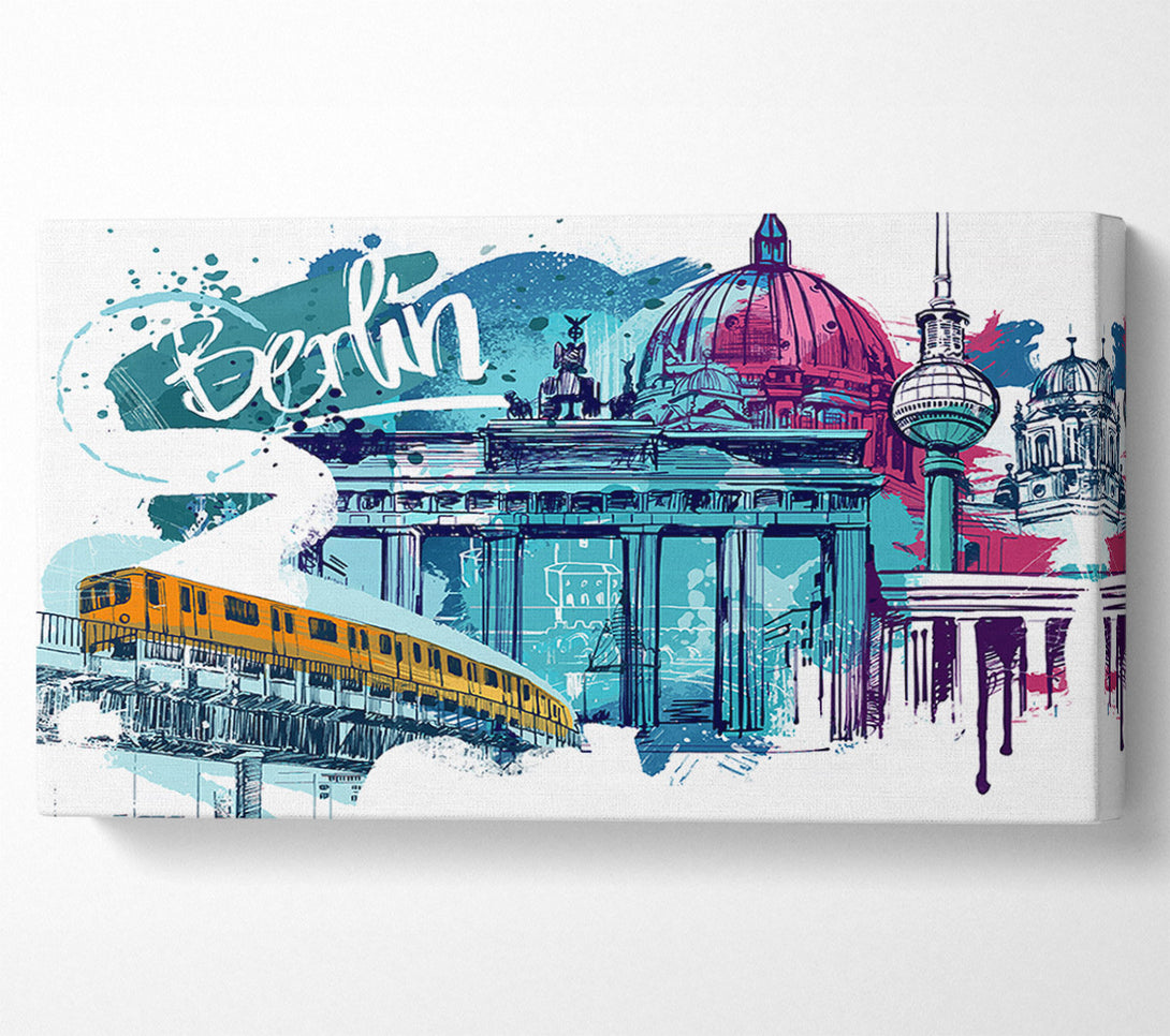  A Canvas Print of Berlin Canvas Wall Art