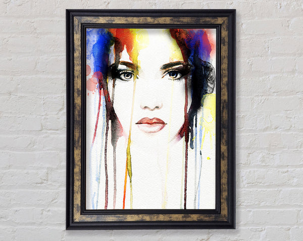Unicorn Hair Framed Print