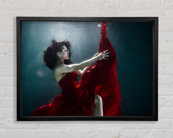 Underwater Ballgown Framed Print