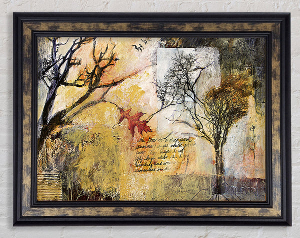 Woodland Montage Framed Print