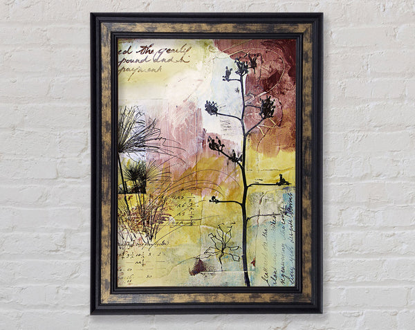 Woodland Montage 2 Framed Print