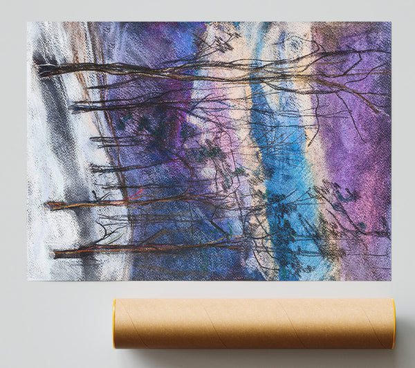 Dusk In The Winter Poster