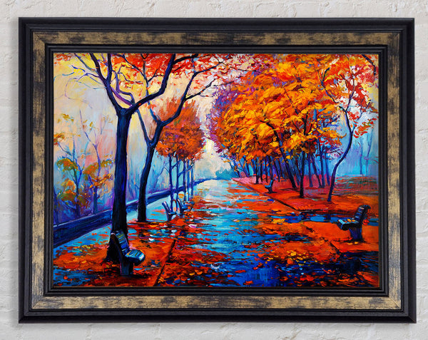 Autumn Blues 1 Framed Print