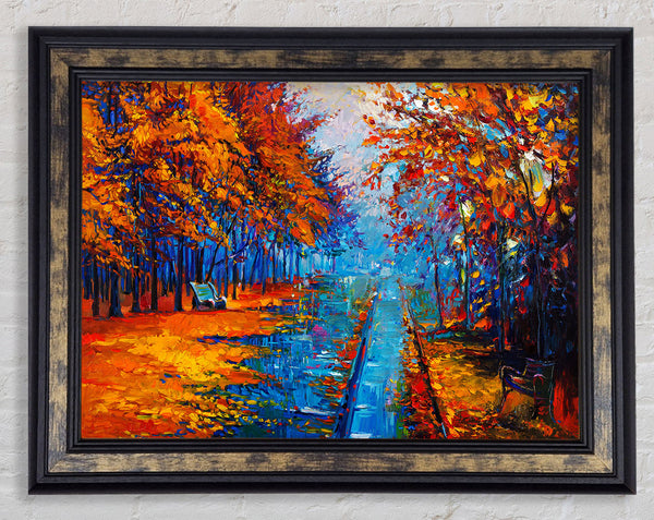 Autumn Blues 2 Framed Print