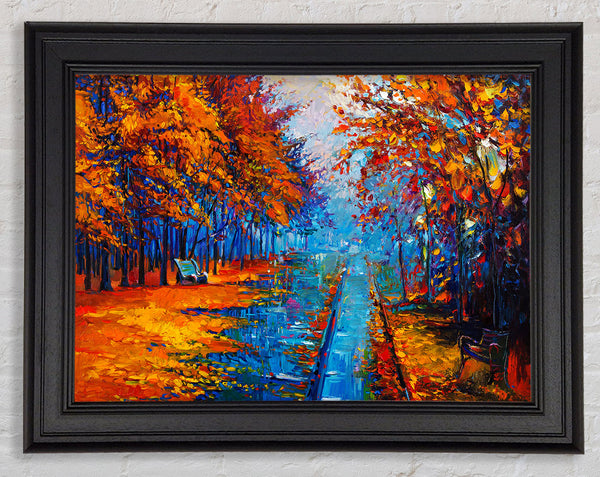 Autumn Blues 2 Framed Print