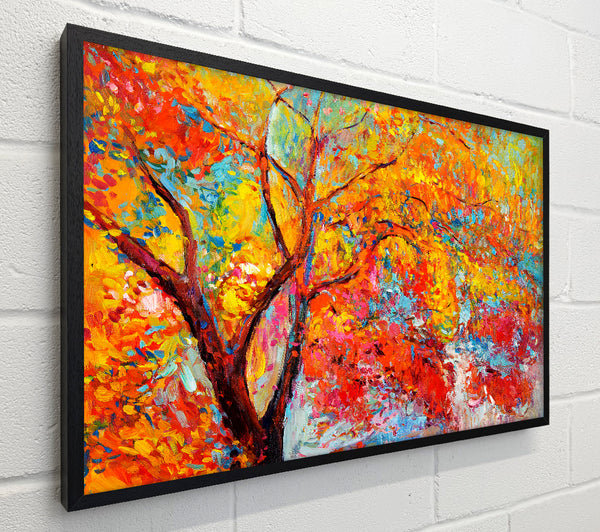 Stunning Orange And Red Autumn Tree