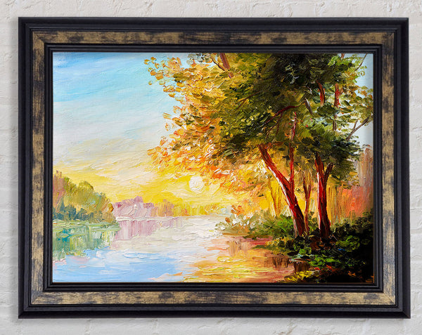 Lake Wonder Framed Print
