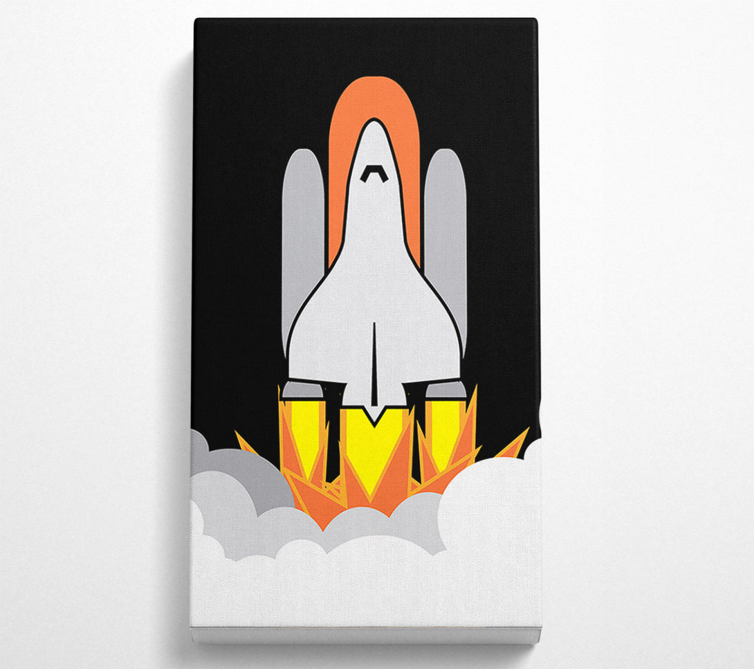  A Canvas Print of Rocket Blast Canvas Art