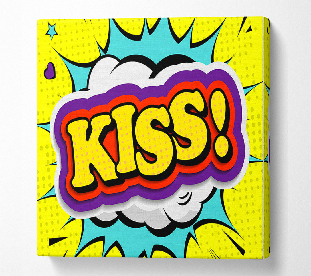  A Canvas Print of Kiss Canvas Wall Art