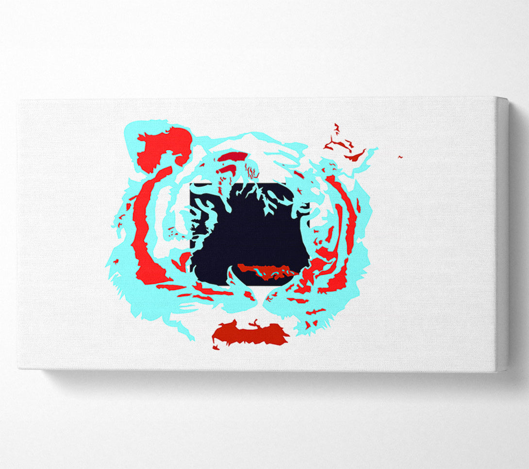  A Canvas Print of Funky Tiger Canvas Print