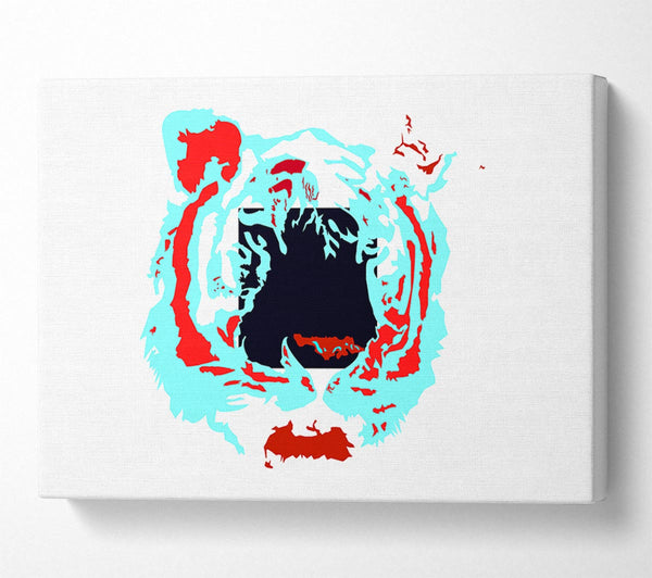  A Canvas Print of Funky Tiger Canvas Print