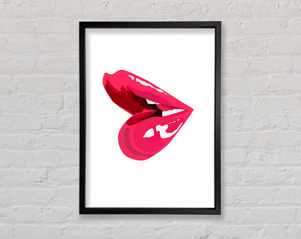 Pink Lips 1 Framed Print